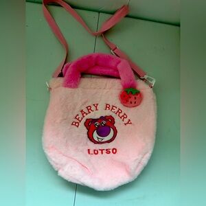 Beary Berry Pink Kids Bag with Strawberry Charm